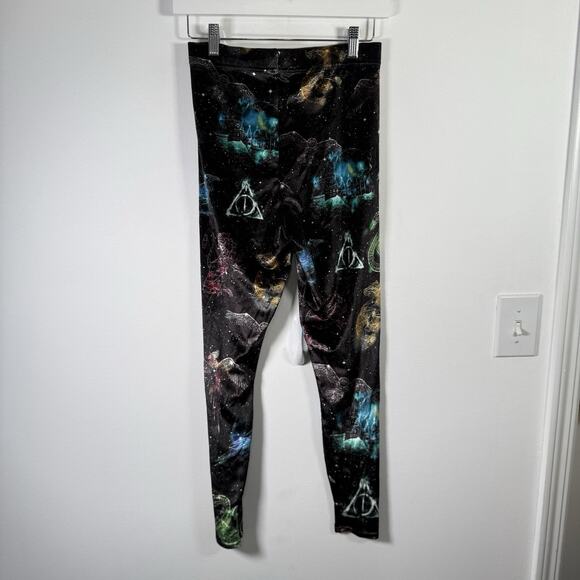 Black Milk Star Wars Hogwarts Life Velour Leggings Novelty Disney Womens Medium - Picture 4 of 7